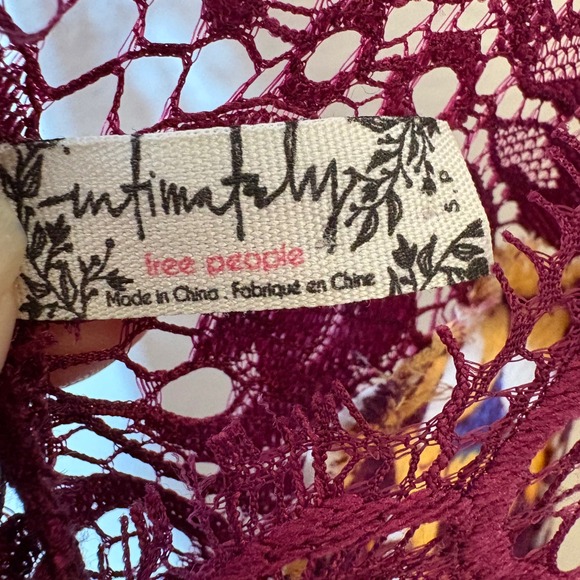 Intimately Free People Who's Sorry Now Printed Slip Dress Size Small - Picture 6 of 7